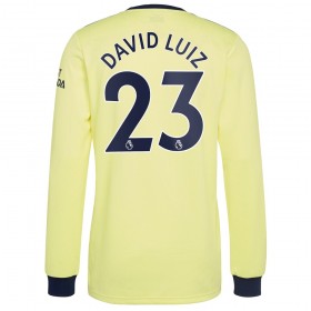 Camisetas Arsenal David Luiz 23 Segunda Equipacion 2021/2022 Manga Larga